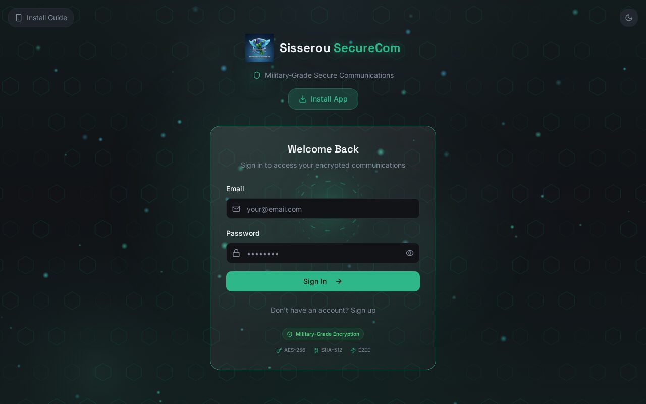 SecureCom — live site preview