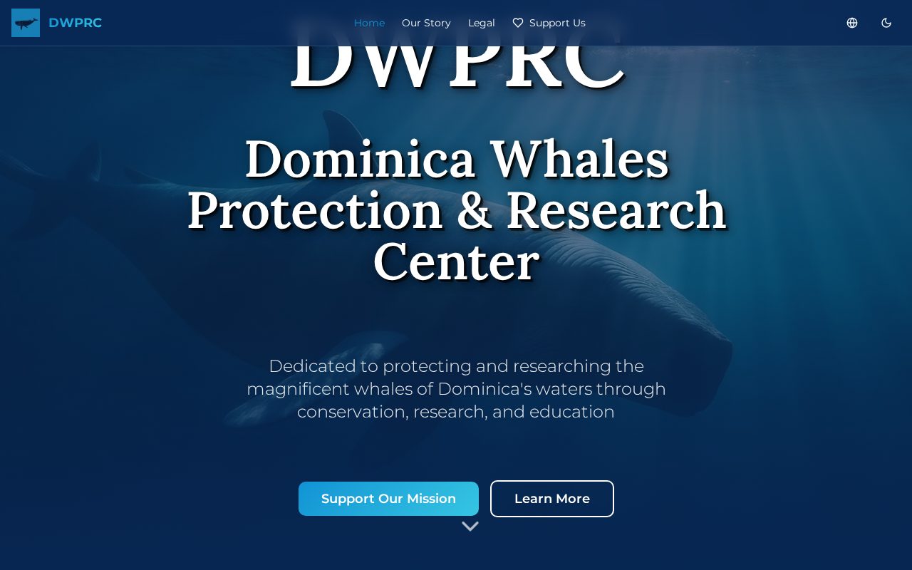 Dominica Whale Haven — live site preview