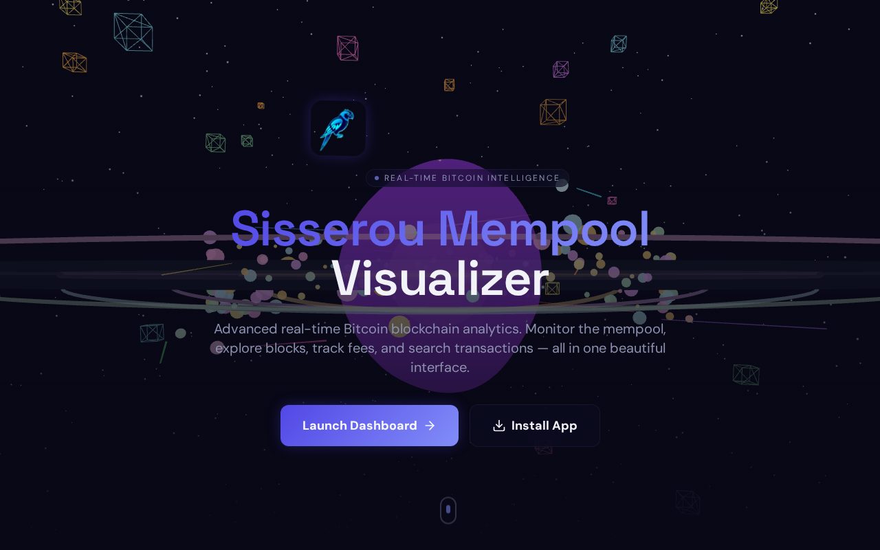 Mempool Navigator — live site preview