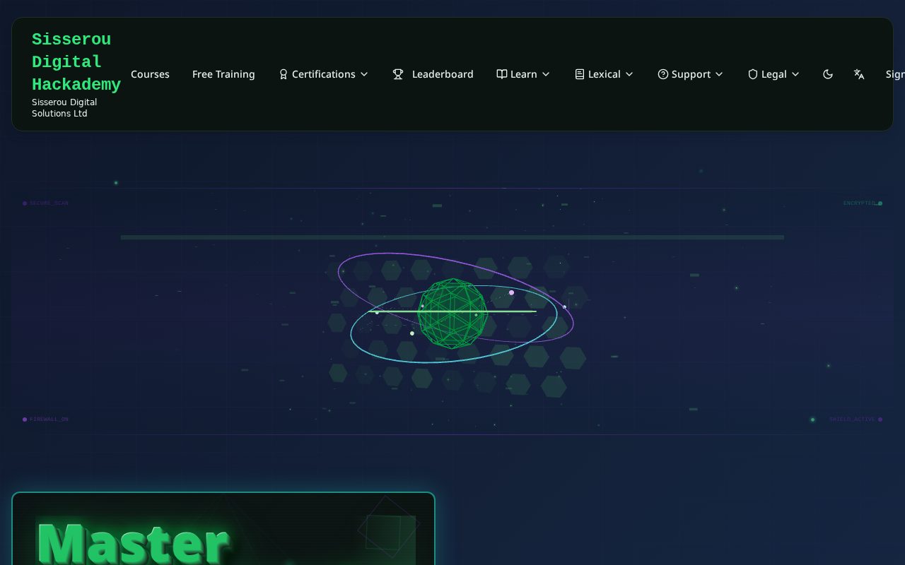 Sisserou Hackademy — live site preview