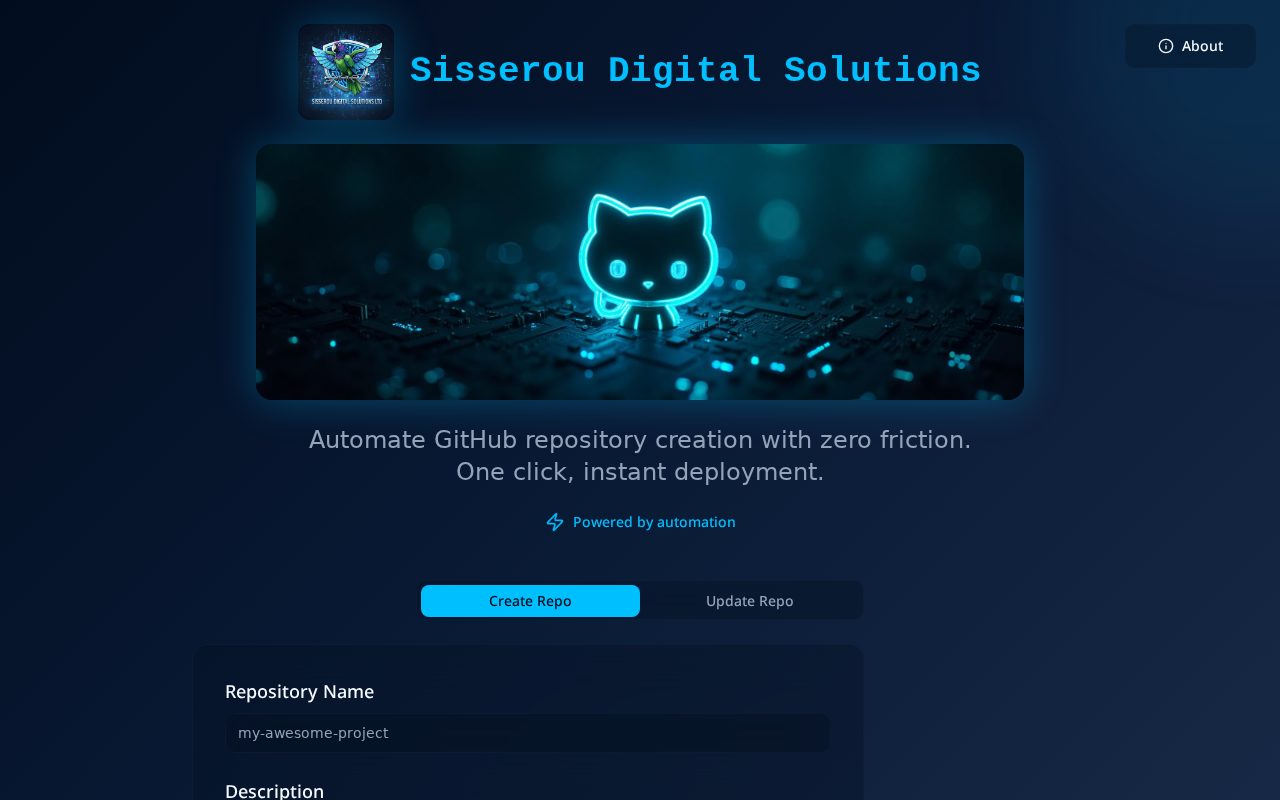 Sisserou Repo Master — live site preview