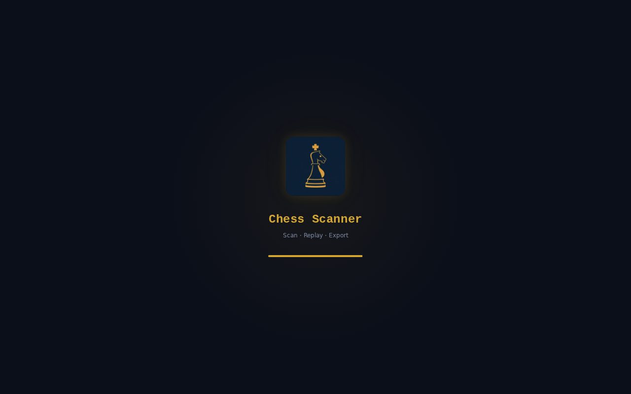 Sisserou OCR Chess Scanner — live site preview