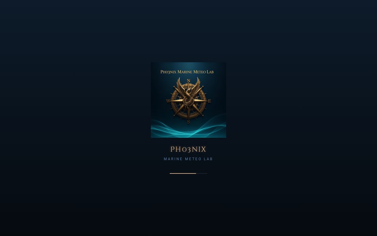 Ph03nix Marine Meteo Lab — live site preview