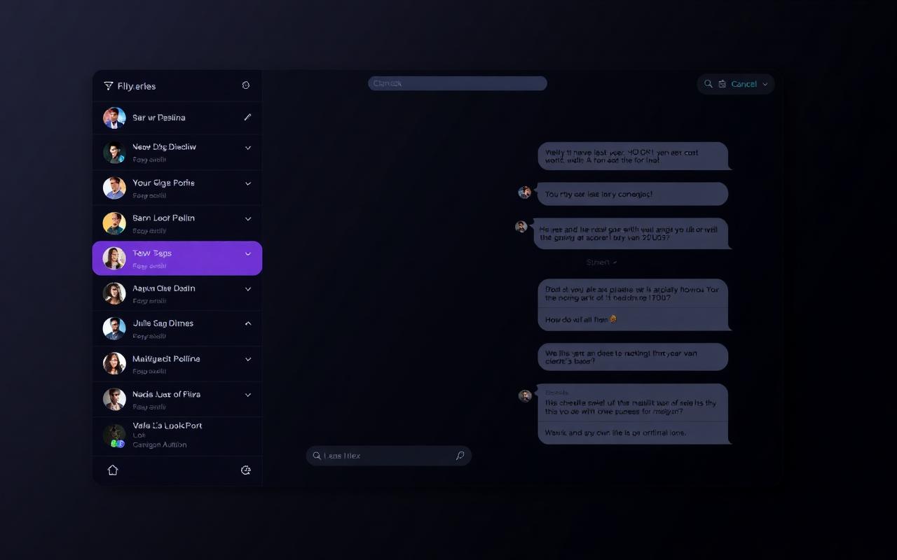 OmniChat Connect interface preview — Unified multi-platform live chat, a ai & automation product built with React, TypeScript, Vite