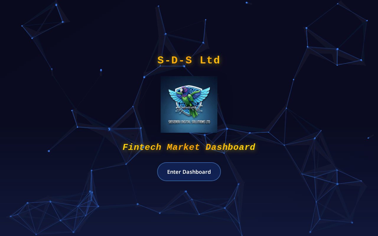 SDS Markets Dashboard — live site preview